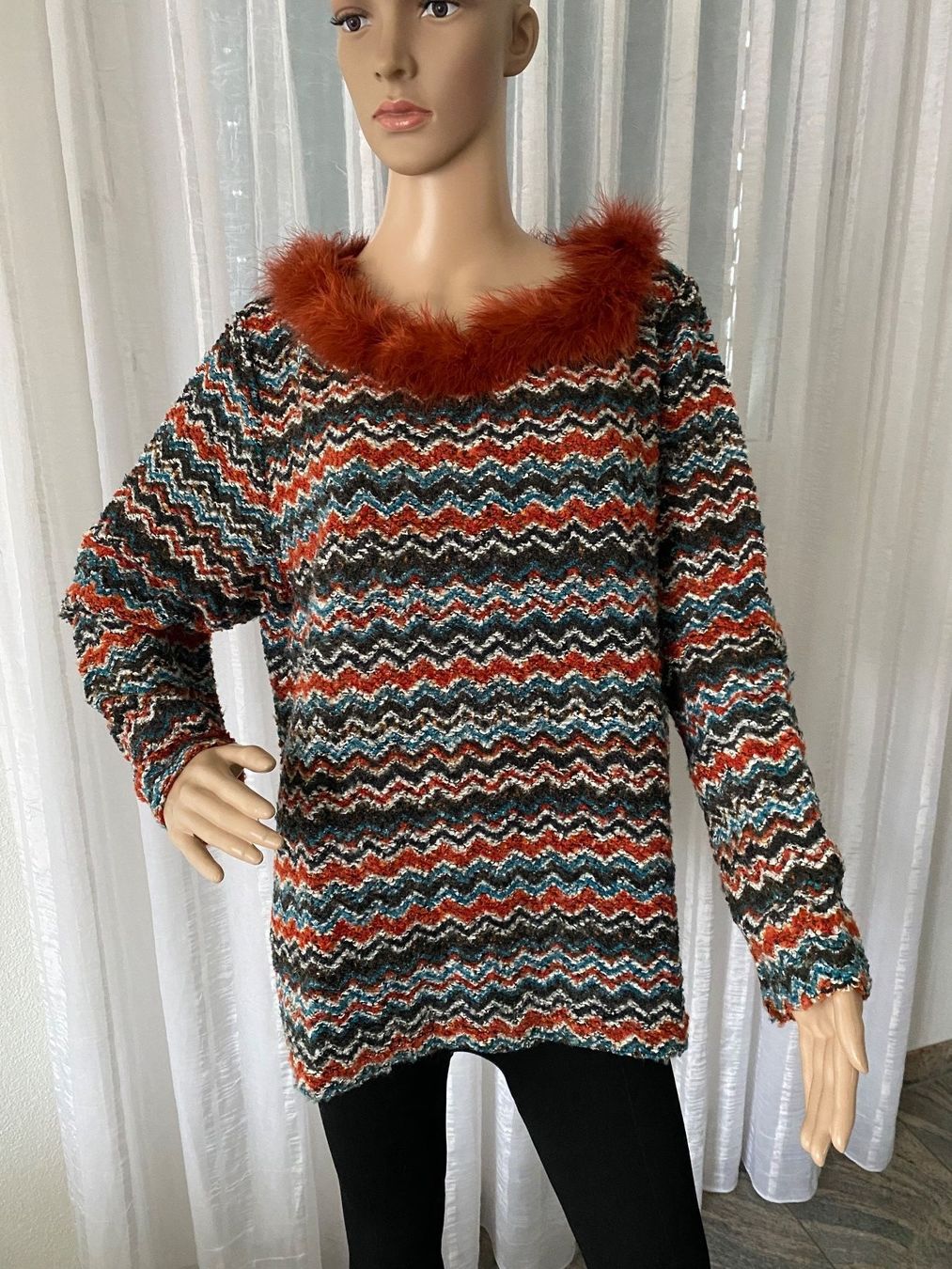 Maglioni & Felpe: Perfekter Auftritt - selten schöner Pullover, bunt, L/XL – Nuovo e nell'imballaggio originale da Winkel venduto da ferrari2022 4