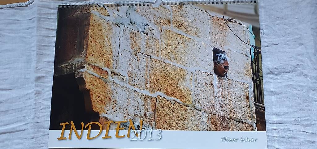 Kalender: Jahreskalender Indien von Oliver Schär – Gebraucht aus Basel von storchenricardo