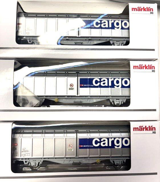 Märklin 48026 Schiebewandwagen-Set 3-tlg SBB - H0 WS OVP (Gebraucht) in ...