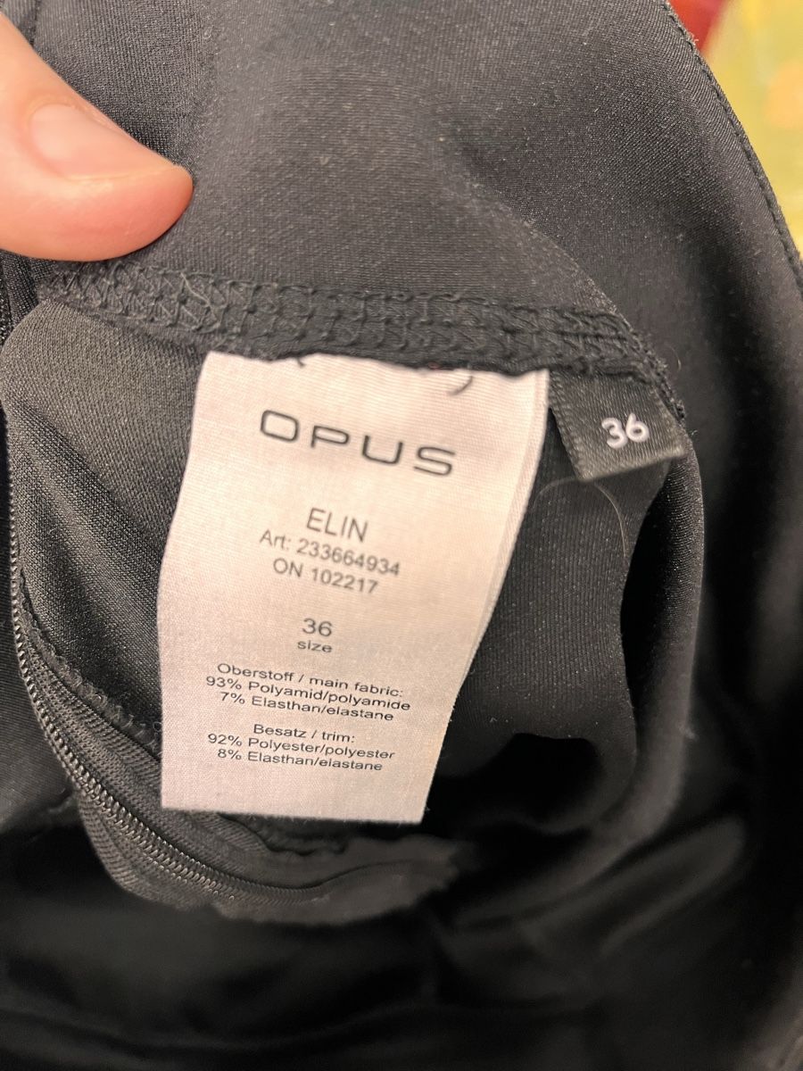 Pantaloni: OPUS black ELIN pants size 36  – Usato da Lausanne venduto da Danash 7