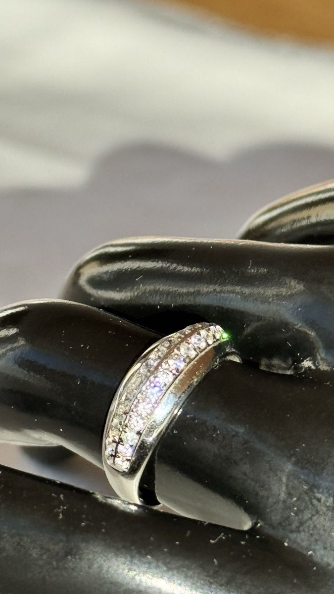 Ringe: Ring 18K Weissgold mit Diamanten – Gebraucht aus Untersiggenthal von TimeandShine 3