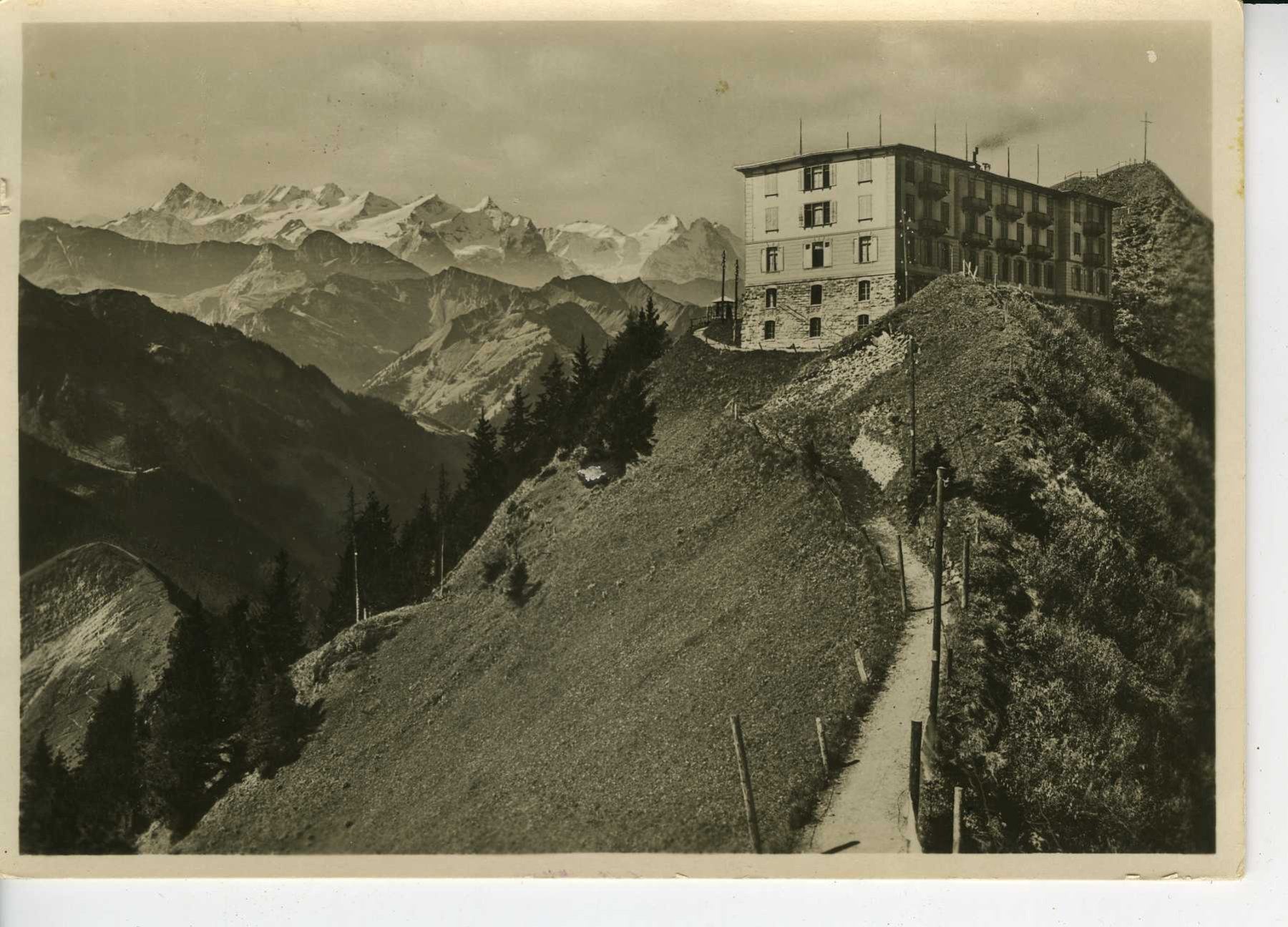 Cartoline postali: Stanserhorn - Hotel und Berneralpen – Usato da Schleitheim venduto da Pmschlaate