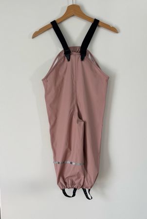 Celavi Regenhose mit Träger pink Gr. 90 neu
