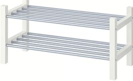 IKEA TJUSIG Schuhregal, weiss, 79x32x37cm
