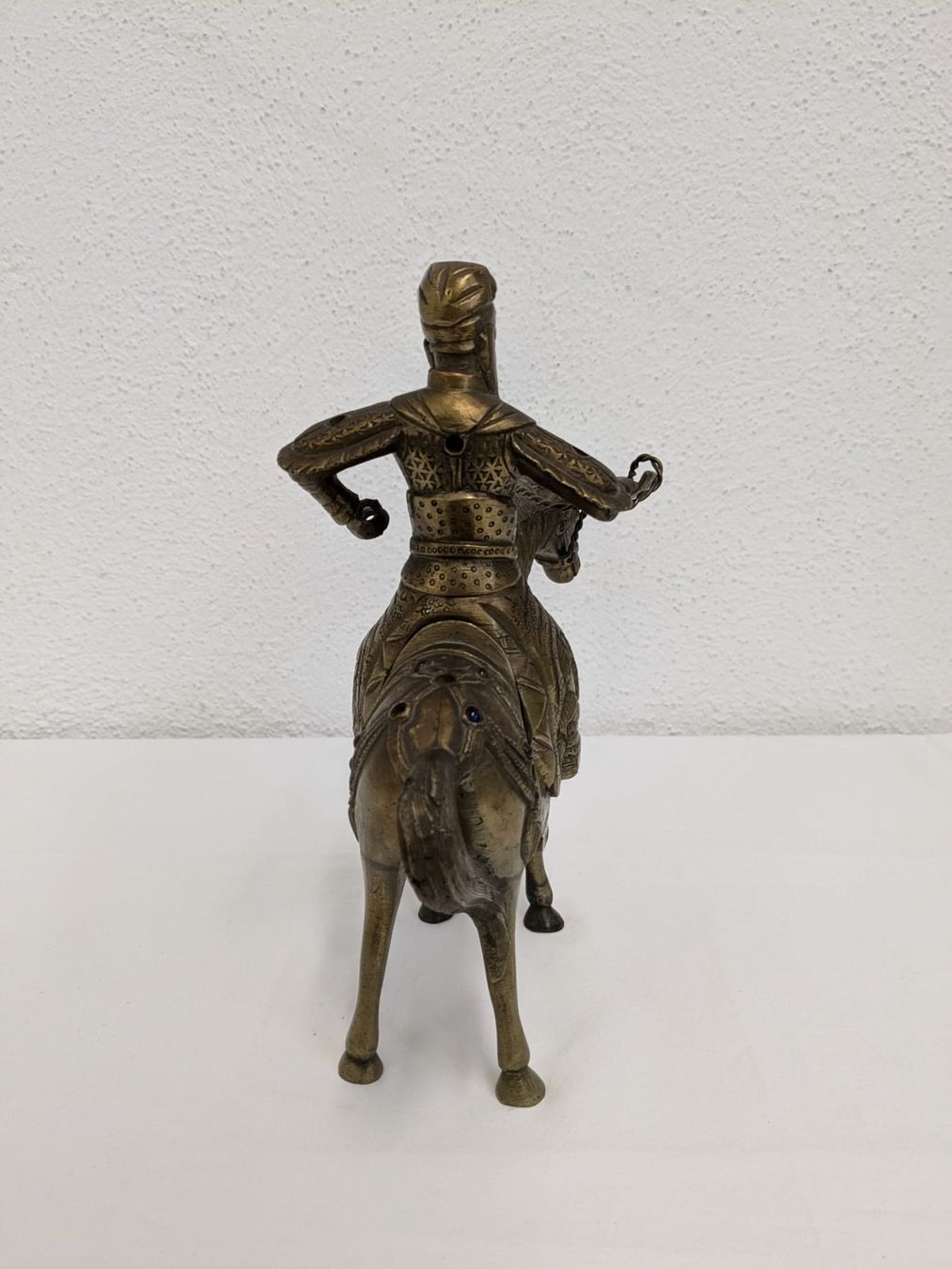 Statuette: 2-teiliges Pferd aus Messing, handgefertigt – Usato da Weinfelden venduto da blaukreuz_brocki_TG 4