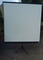 Dia Leinwand Beamer 200 x 200 cm Reflecta Stativ
