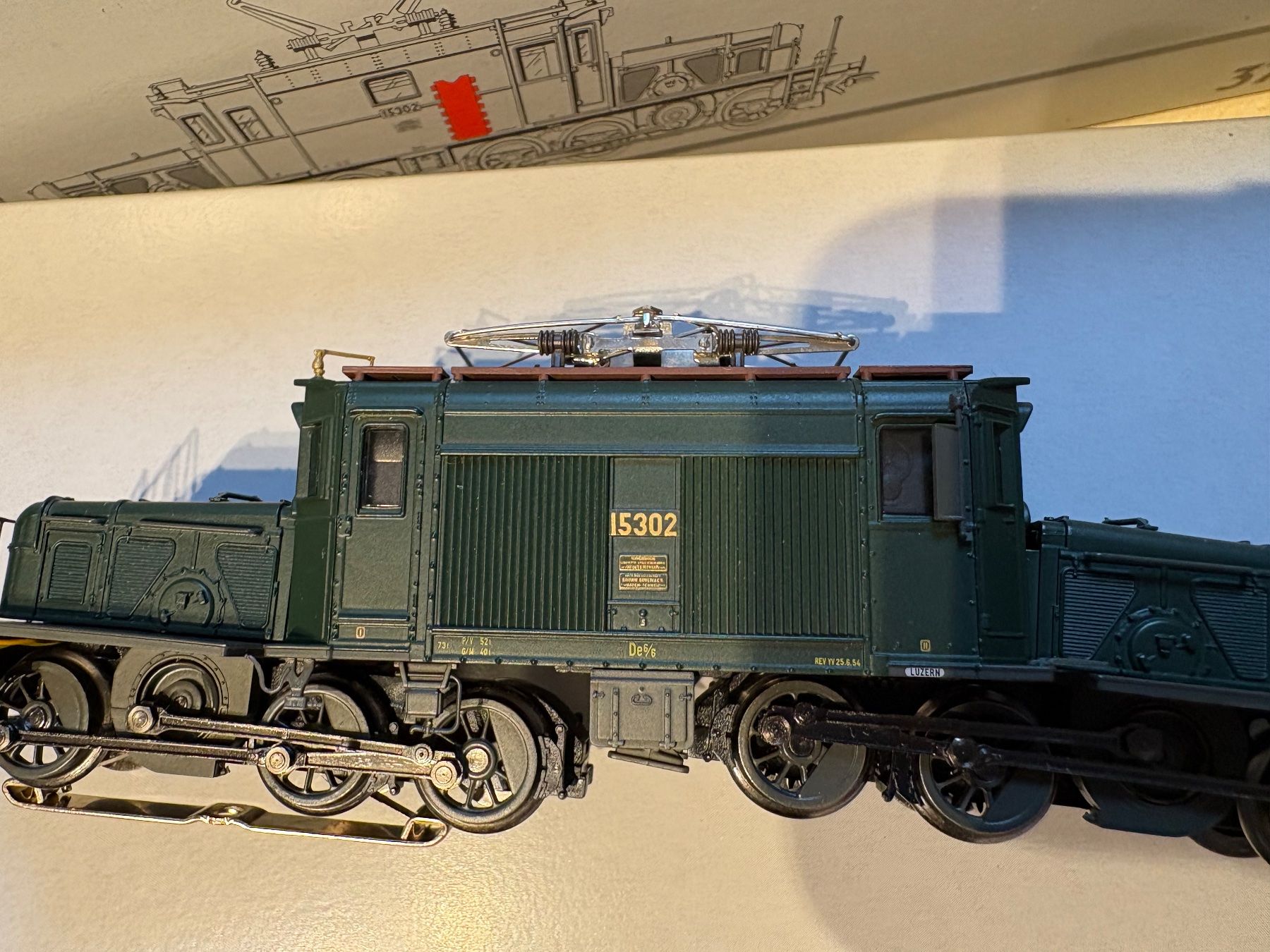Märklin Modellini di ferrovie: Maerklin 37522  De6/6 – Nuovo e nell'imballaggio originale da Corcelles Payerne venduto da Pierre66 4