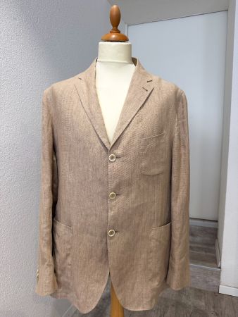 Borsalino Sakko Grösse 56 – 100 % Leinen – Made in Italy
