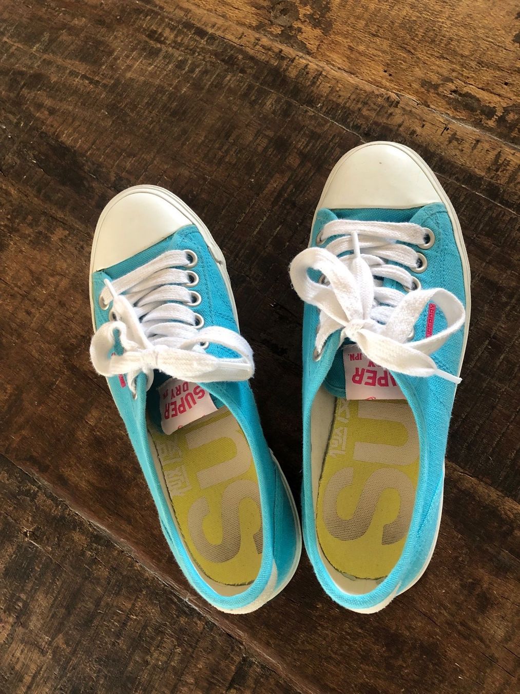 Superdry Scarpe da donna: Basquets Sneaker Superdry Turquoise 38 – Usato da Cuarnens venduto da Sandrine0110 2