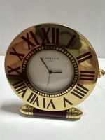 Montre de voyage Cartier, doré, quartz, bon état