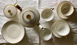 HUTSCHENREUTHER SELB Teeservice FAVORIT Porzellan 6 Personen