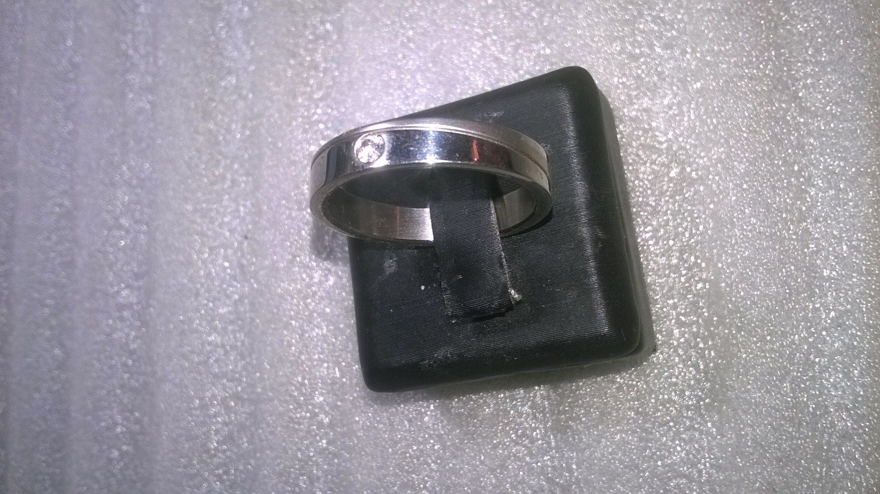 Anelli: ring edelsthal,,,mit echt kristall,,,glanzig – Nuovo (secondo la descrizione) da Basel venduto da bijoutrie_4 1