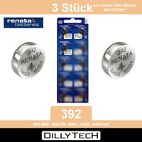 Renata 392 SR736W Knopfzellenbatterie - 3 Stk.
