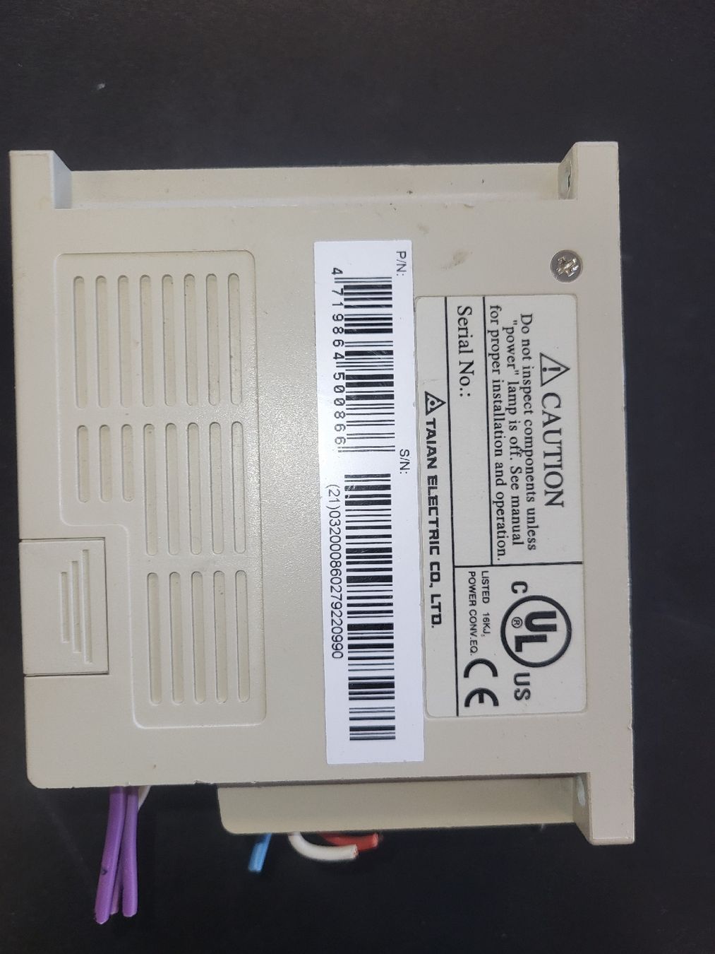 Elektronikbauteile: Frequenzumformer, 0.75kW, T-Verter – Gebraucht aus Alpnach Dorf von str_jdw2 3