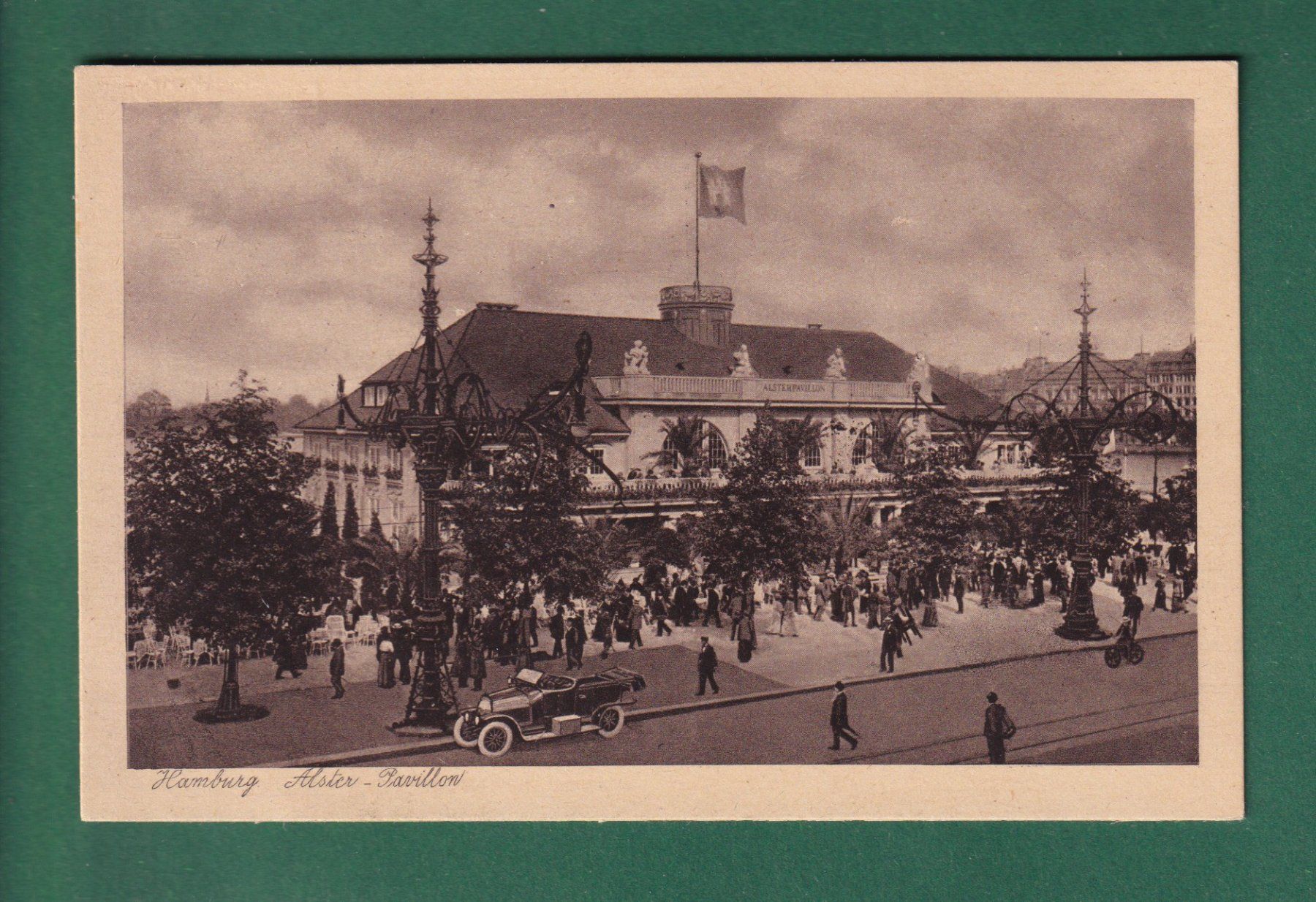 Cartoline postali: HAMBURG - Alster-Pavillon – Usato da Pully venduto da nicecards-shop