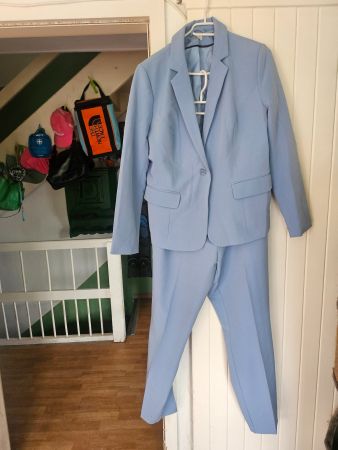 Hosenanzug von Tanaris # elegant in pastellblau