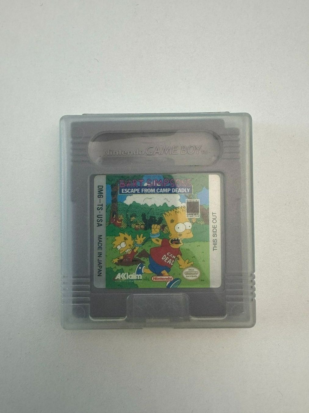 Nintendo Spiele: Bart Simpsons Escape from camp deadly für Gameboy – Gebraucht aus Othmarsingen von Oepfel 1