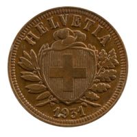 Schweiz / Suisse - 2 Rappen - 1931