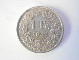 1 Fr. 1959 silber
