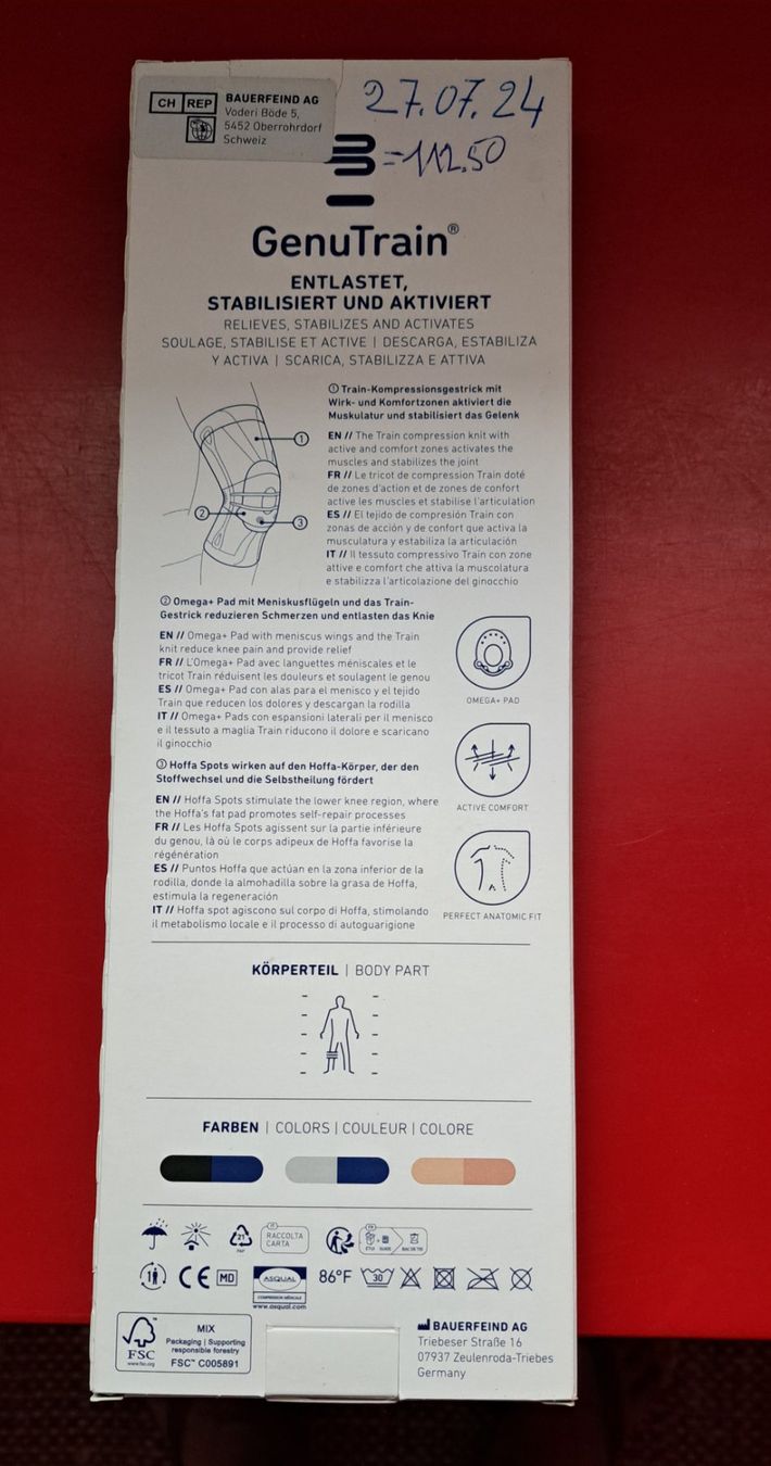 Protezioni & Imbottiture: Genouillère médicale – Nuovo e nell'imballaggio originale da Carouge GE venduto da man_255v 1