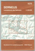 Landkarte Serneus 1979