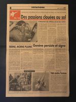 Article de journal du 7 juin 1993 - votations sur le F/A-18