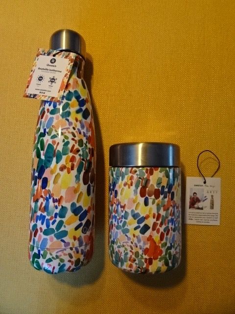 Borracce & Thermos: Isolierende Flasche + Behälter - NEU - Geschenk? – Nuovo e nell'imballaggio originale da Oberweningen venduto da Gerini