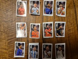 Alle 12 Coca Cola Panini WM 2026 Sticker Set