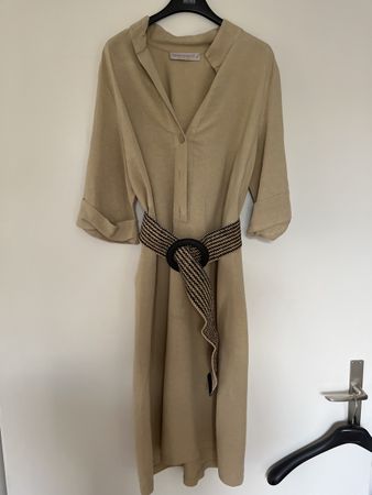 Elegantes Leinenkleid Rinascimento Italy M