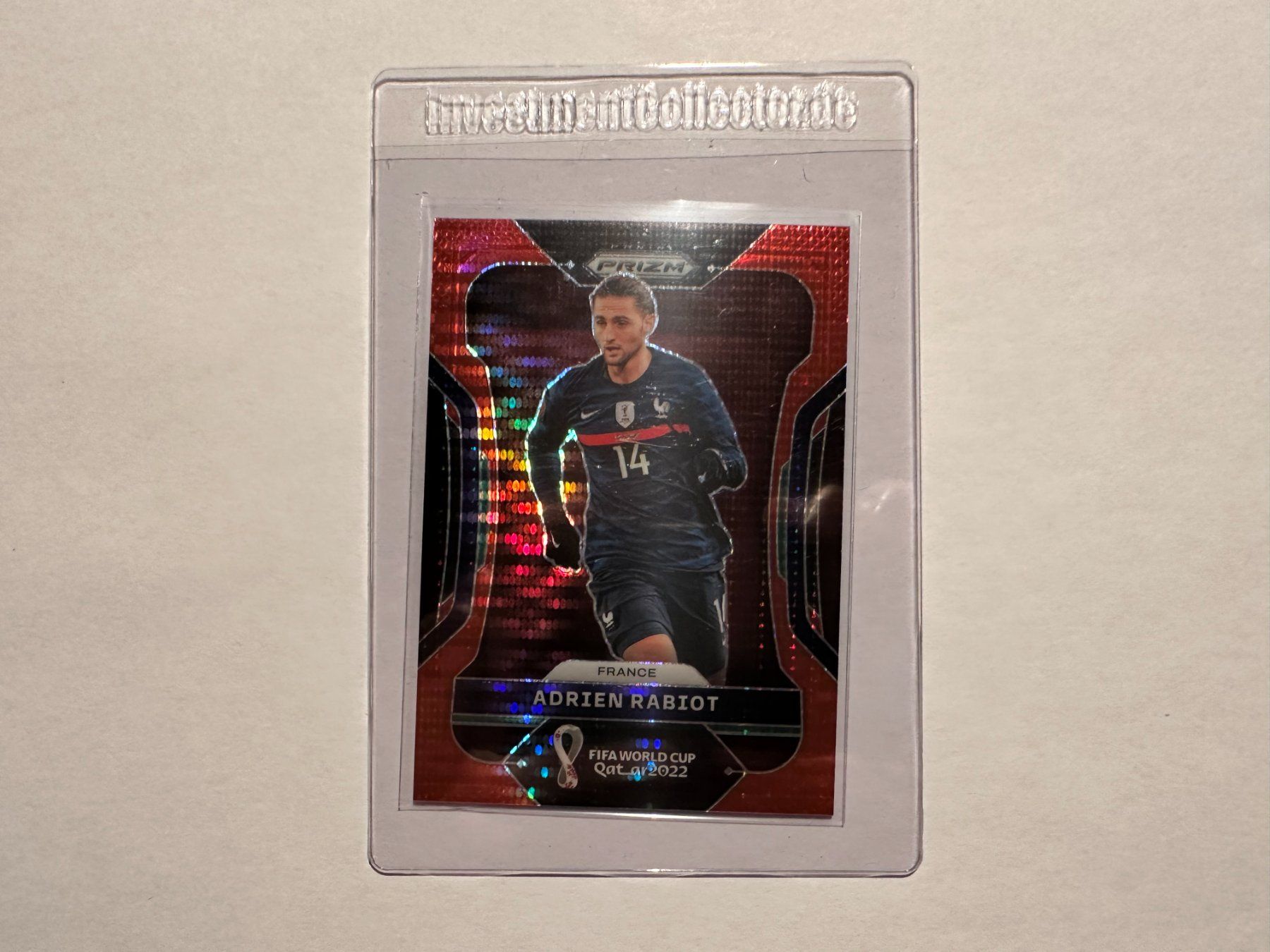 Panini Sammelbilder & Trading cards: 2022 Panini Prizm World Cup Adrien Rabiot /99 – Gebraucht aus Hagendorn von Pokecollectorch