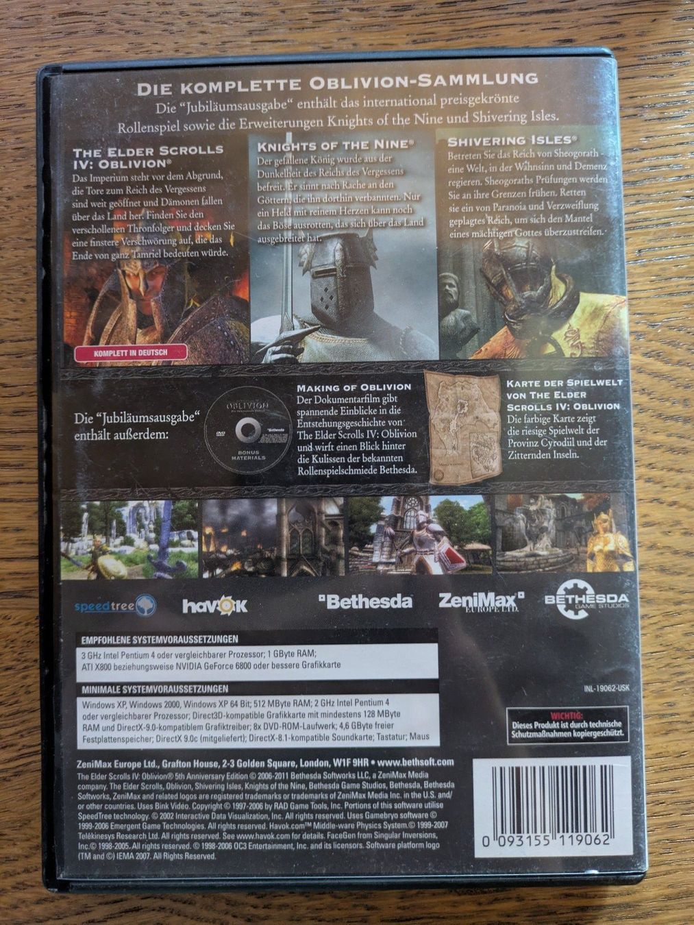 Giochi: The Elder Scrolls IV - Oblivion - Jubiläumsausgabe (PC) – Nuovo e nell'imballaggio originale da Männedorf venduto da Pacer19 1