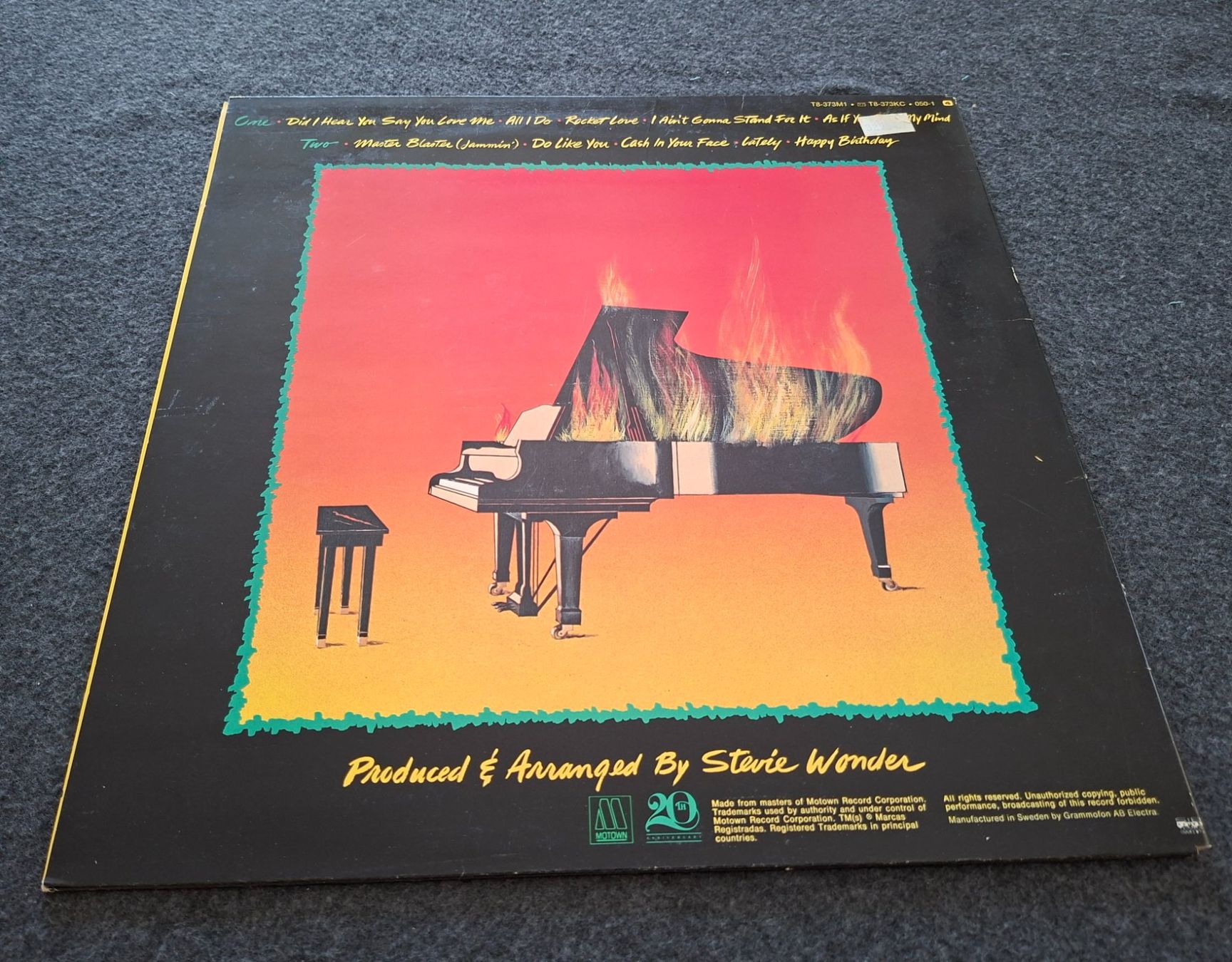 Schallplatten: Stevie Wonder, Hotter than July, LP – Gebraucht aus Merenschwand von lea61 1