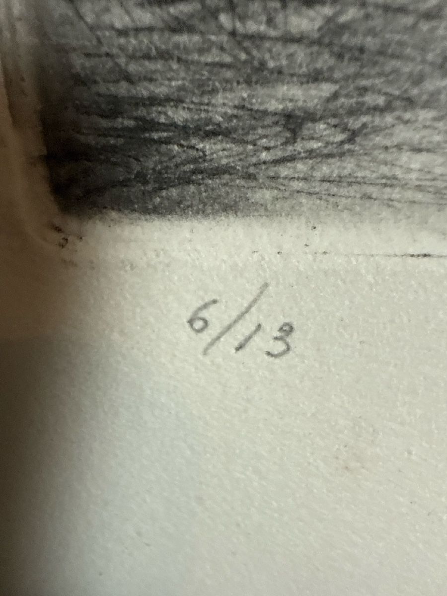 Incisioni: VISCONTI Georges lithographie sans titre – Usato da Schmitten FR venduto da Hohezelg 2