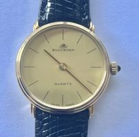Montre Bucherer Or Plaqué Quartz 