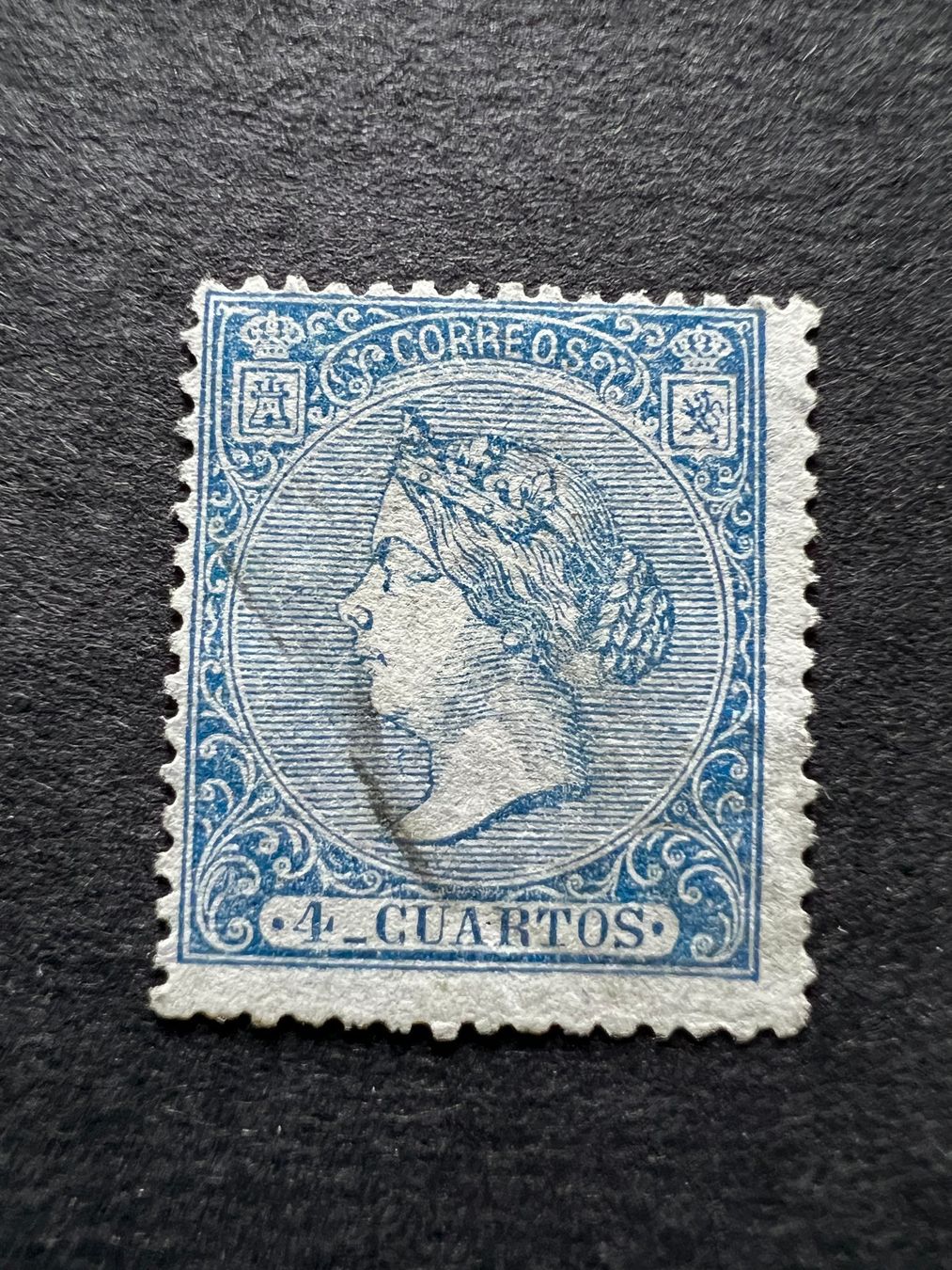 Tutti i francobolli: Spanien Mi. 74  1862   gest. (2306) – Usato da Hinwil venduto da Sidi4 1