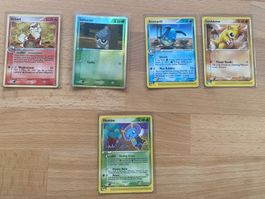 Pokemon Karten aus dem Set EX Sandsturm
