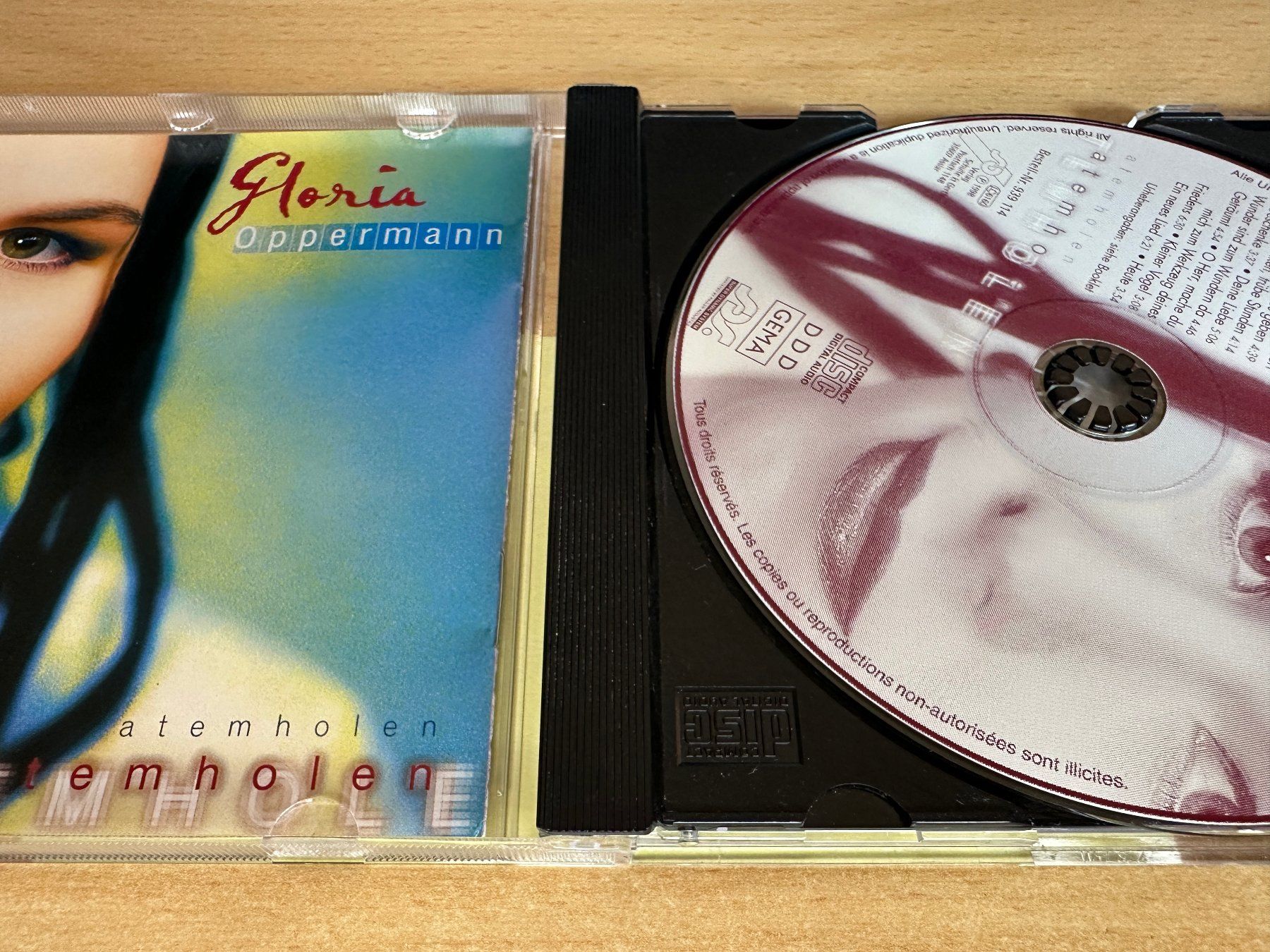 CD: Gloria Oppermann – Atemholen – Usato da Rikon im Tösstal venduto da Alpenmutz 2