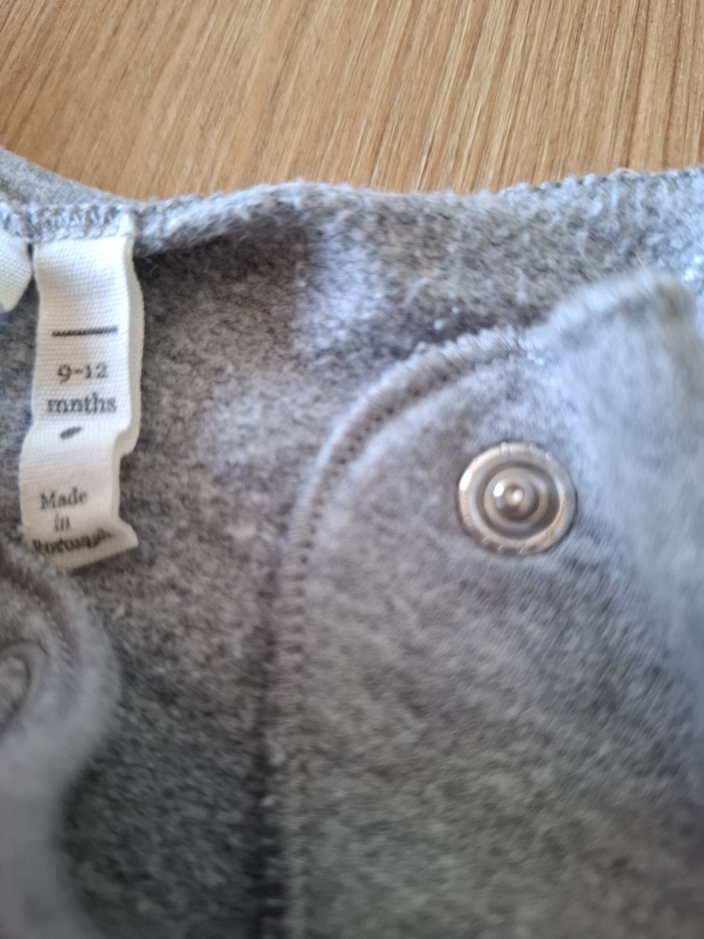 Barboteuses: grey label thick cotton overall 12m – D'occasion à Genthod par daf_odill 2
