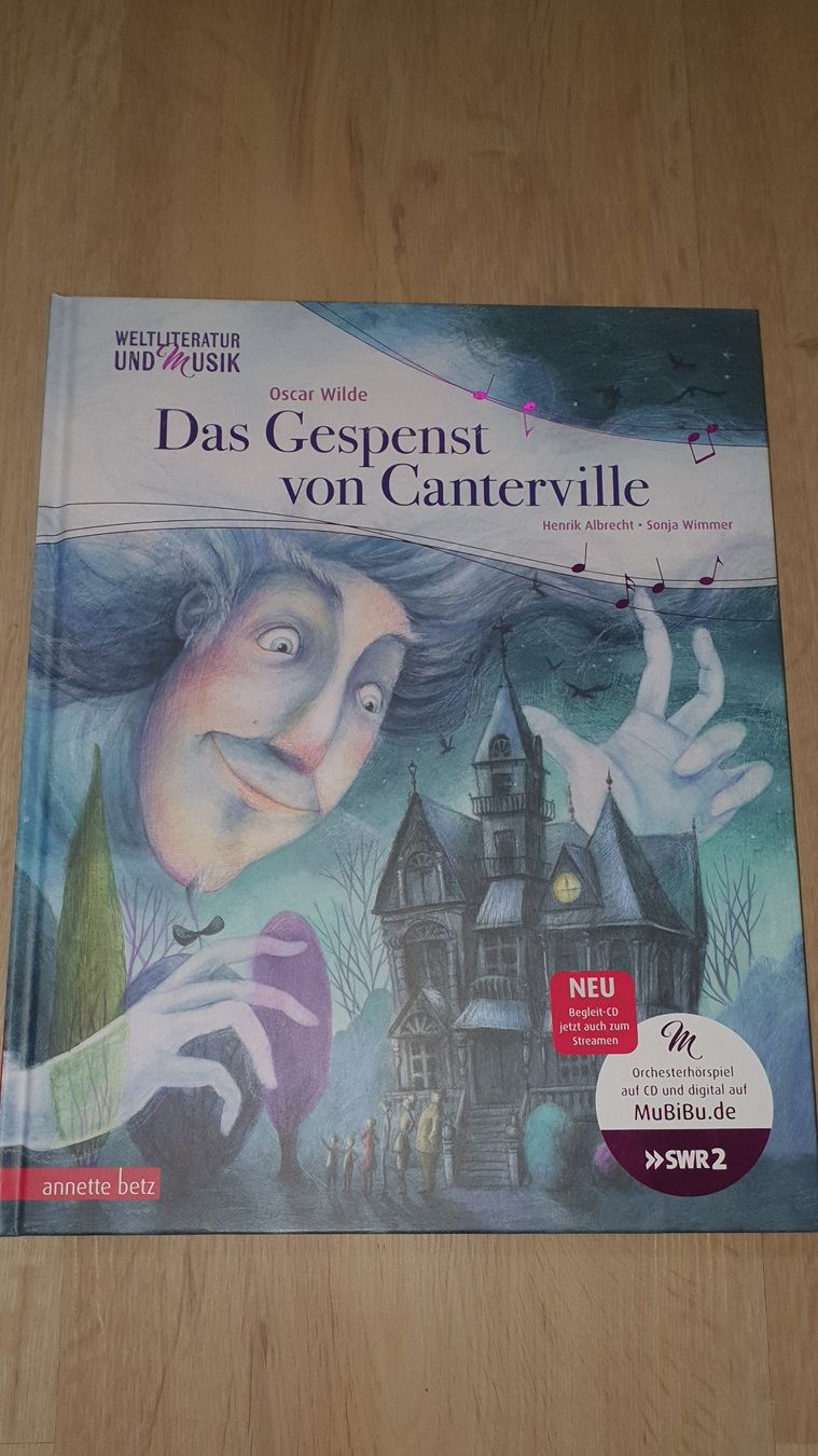Libri: Das Gespenst von Canterville, Kinderbuch mit CD – Usato da Rothrist venduto da Marejonio73