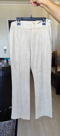 Pantalon patte d'ef en velours 