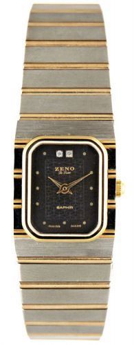 Orologi di tendenza: ZENO, Echèlle Integral, Quartzuhr bicolo – Nuovo e nell'imballaggio originale da Basel venduto da Uhren-Basel