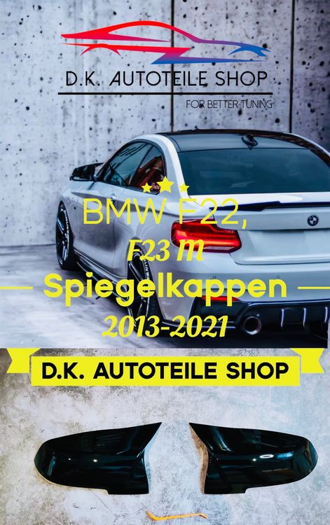 Spiegelkappen Für BMW - Glänzend Schwarze Abdeckungen Für Rückspiegel
