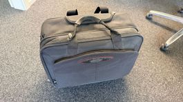 Laptop Tasche / Business Bag schwarz – mit Rollen