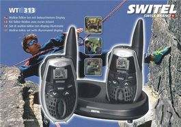 ***** 2x Switel WT313 Walkie Talkies inkl. Ladestation