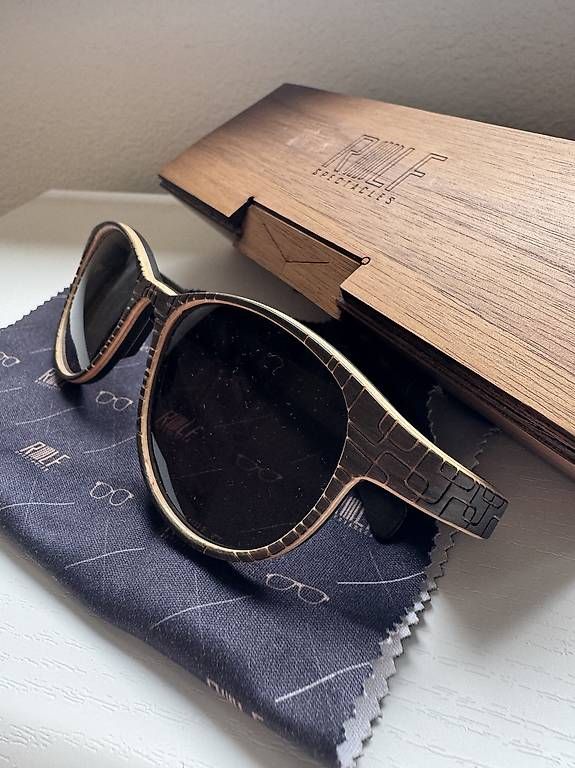 Brillen & Gläser: Rolf Spectacles - Sonnenbrille - Eifel 203 - Holz – Neu (gemäss Beschreibung) aus Luzern von 12Lisa34
