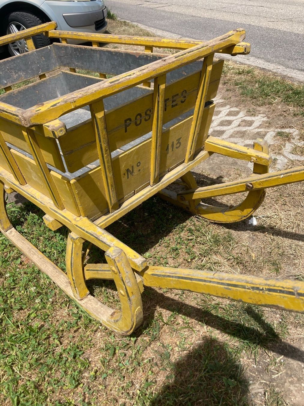 Slitta: Gryon  Poste luge Schlitten Roddelschlitten Post PTT – Usato da St-Cierges venduto da LeRegain