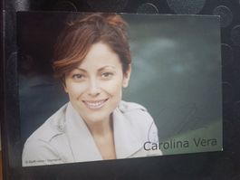 Carolina Vera - handsignierte Autogrammkarte