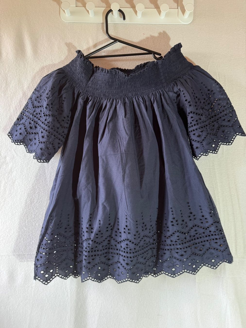 Only Camicette: Schöne dunkelblaue Bluse von Only Gr. 36 100% Baumwolle – Usato da Grosswangen venduto da SALE_SALE_SALE 6