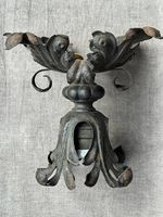 Antike Deckenlampenfassung, Neobarock/Rokoko inspiriert