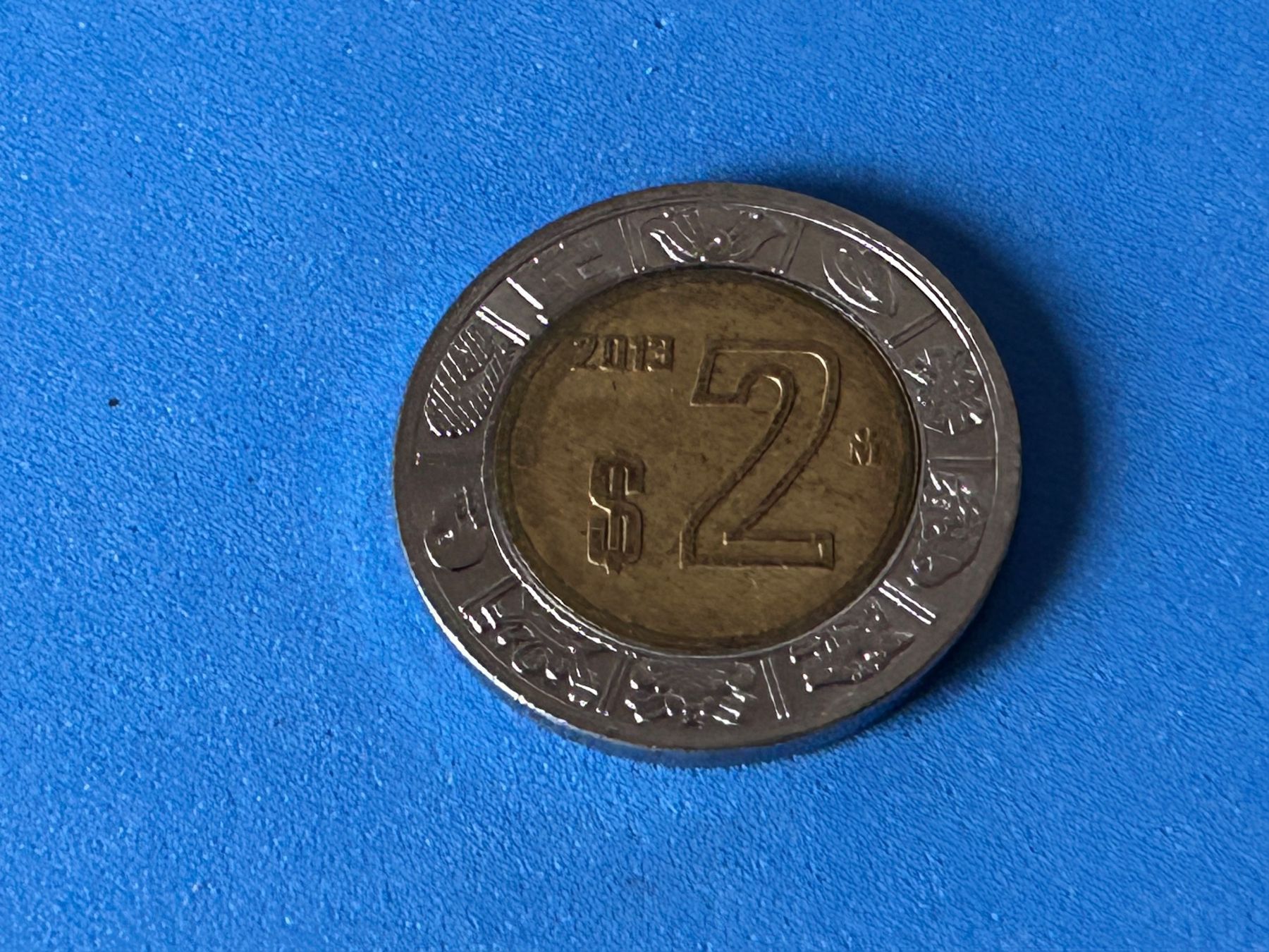 Tutti le monete: Mexico - 2 Pesos 2013 – Usato da Corcelles NE venduto da AJKader 2